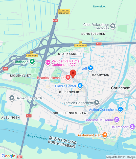 GP Acil Durum İstasyonu Gorinchem için Google harita resmi